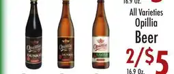 Garden Fresh Market All Varieties Opillia Beer offer