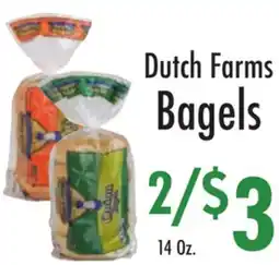 Garden Fresh Market Dutch Farms Bagels offer
