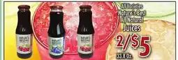 Garden Fresh Market All Varieties Nature's Best All Natural Juices offer