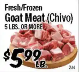Western Beef Fresh/Frozen Goat Meat (Chivo) offer