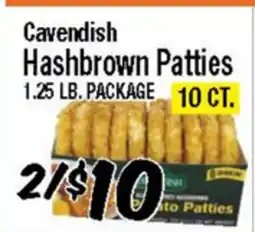 Western Beef Cavendish Hashbrown Patties offer