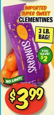 Western Beef IMPORTED SUPER SWEET CLEMENTINES offer