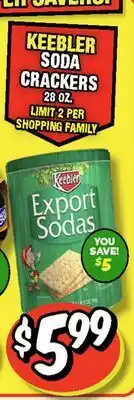 Western Beef KEEBLER SODA CRACKERS offer