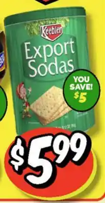 Western Beef Keebler Export Sodas offer