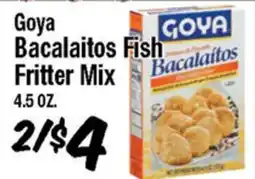 Western Beef Goya Bacalaitos Fish Fritter Mix offer