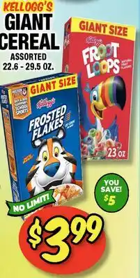 Western Beef KELLOGG'S GIANT CEREAL offer