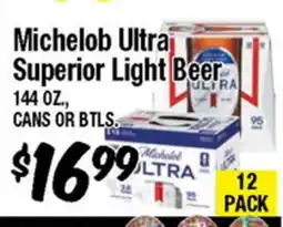 Western Beef Michelob Ultra Superior Light Beer offer