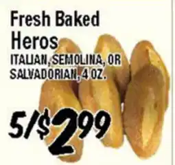 Western Beef Fresh Baked Heros offer