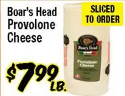 Western Beef Boar's Head Provolone Cheese offer