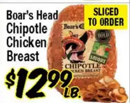 Western Beef Boar's Head Chipotle Chicken Breast offer