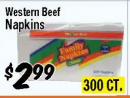 Western Beef Western Beef Napkins offer
