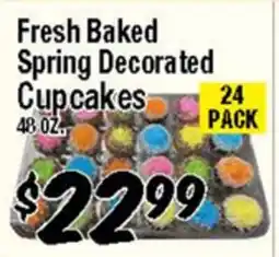Western Beef Fresh Baked Spring Decorated Cupcakes offer