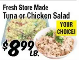 Western Beef Fresh Store Made Tuna or Chicken Salad offer