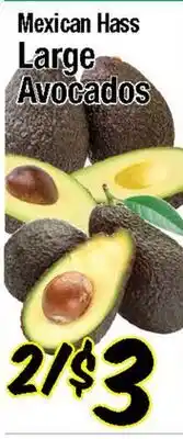 Western Beef Mexican Hass Large Avocados offer