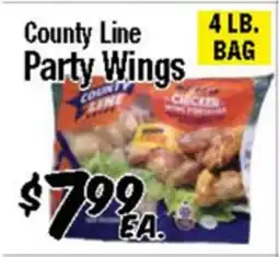 Western Beef County Line Party Wings offer