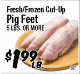 Western Beef Fresh/Frozen Cut-Up Pig Feet offer