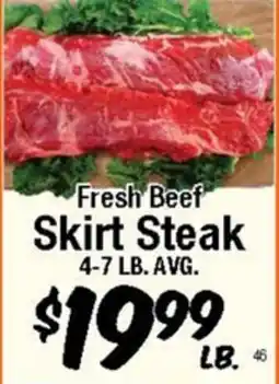 Western Beef Fresh Beef Skirt Steak offer