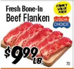 Western Beef Fresh Bone-In Beef Flanken offer