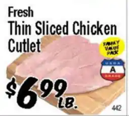 Western Beef Fresh Thin Sliced Chicken Cutlet offer