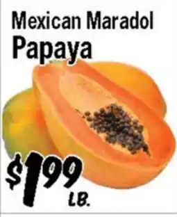 Western Beef Mexican Maradol Papaya offer