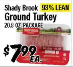 Western Beef Shady Brook 93% LEAN Ground Turkey offer