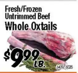 Western Beef Fresh/Frozen Untrimmed Beef Whole Oxtails offer