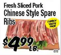 Western Beef Fresh Sliced Pork Chinese Style Spare Ribs offer