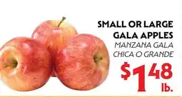 La Chiquita Food Market SMALL OR LARGE GALA APPLES offer