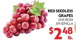 La Chiquita Food Market RED SEEDLESS GRAPES offer