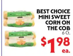 La Chiquita Food Market BEST CHOICE MINI SWEET CORN ON THE COB offer