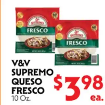 La Chiquita Food Market V&V SUPREMO QUESO FRESCO offer