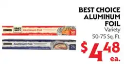 La Chiquita Food Market BEST CHOICE ALUMINUM FOIL offer