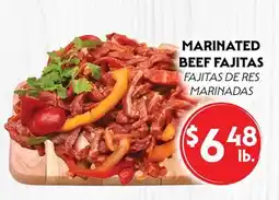 La Chiquita Food Market MARINATED BEEF FAJITAS offer