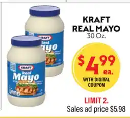 La Chiquita Food Market KRAFT REAL MAYO offer