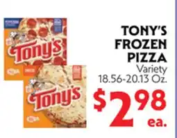 La Chiquita Food Market TONY'S FROZEN PIZZA offer
