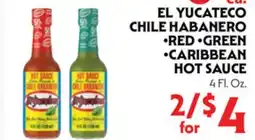 La Chiquita Food Market EL YUCATECO CHILE HABANERO • RED • GREEN • CARIBBEAN HOT SAUCE offer