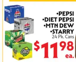 La Chiquita Food Market PEPSI, DIET PEPSI, MTN DEW, STARRY offer