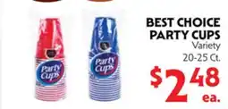La Chiquita Food Market BEST CHOICE PARTY CUPS offer