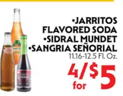 La Chiquita Food Market JARRITOS FLAVORED SODA • SIDRAL MUNDET • SANGRIA SEÑORIAL offer