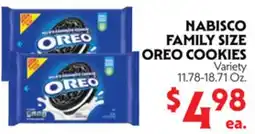 La Chiquita Food Market NABISCO FAMILY SIZE OREO COOKIES offer