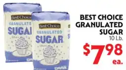 La Chiquita Food Market BEST CHOICE GRANULATED SUGAR offer