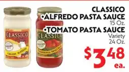 La Chiquita Food Market CLASSICO ALFREDO PASTA SAUCE • TOMATO PASTA SAUCE offer