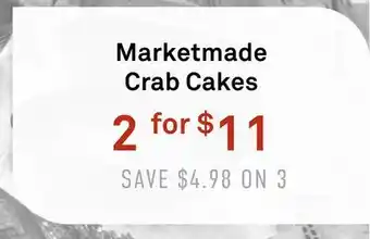 Standard Market Marketmade Crab Cakes offer