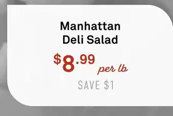 Standard Market Manhattan Deli Salad offer