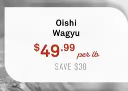 Standard Market Oishi Wagyu offer