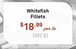 Standard Market Whitefish Fillets offer
