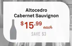 Standard Market Altocedro Cabernet Sauvignon offer