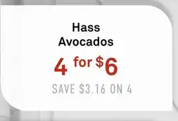 Standard Market Hass Avocados offer