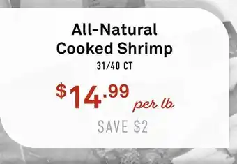 Standard Market All-Natural Cooked Shrimp offer