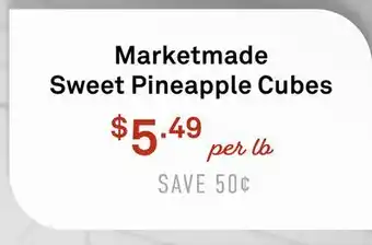 Standard Market Marketmade Sweet Pineapple Cubes offer
